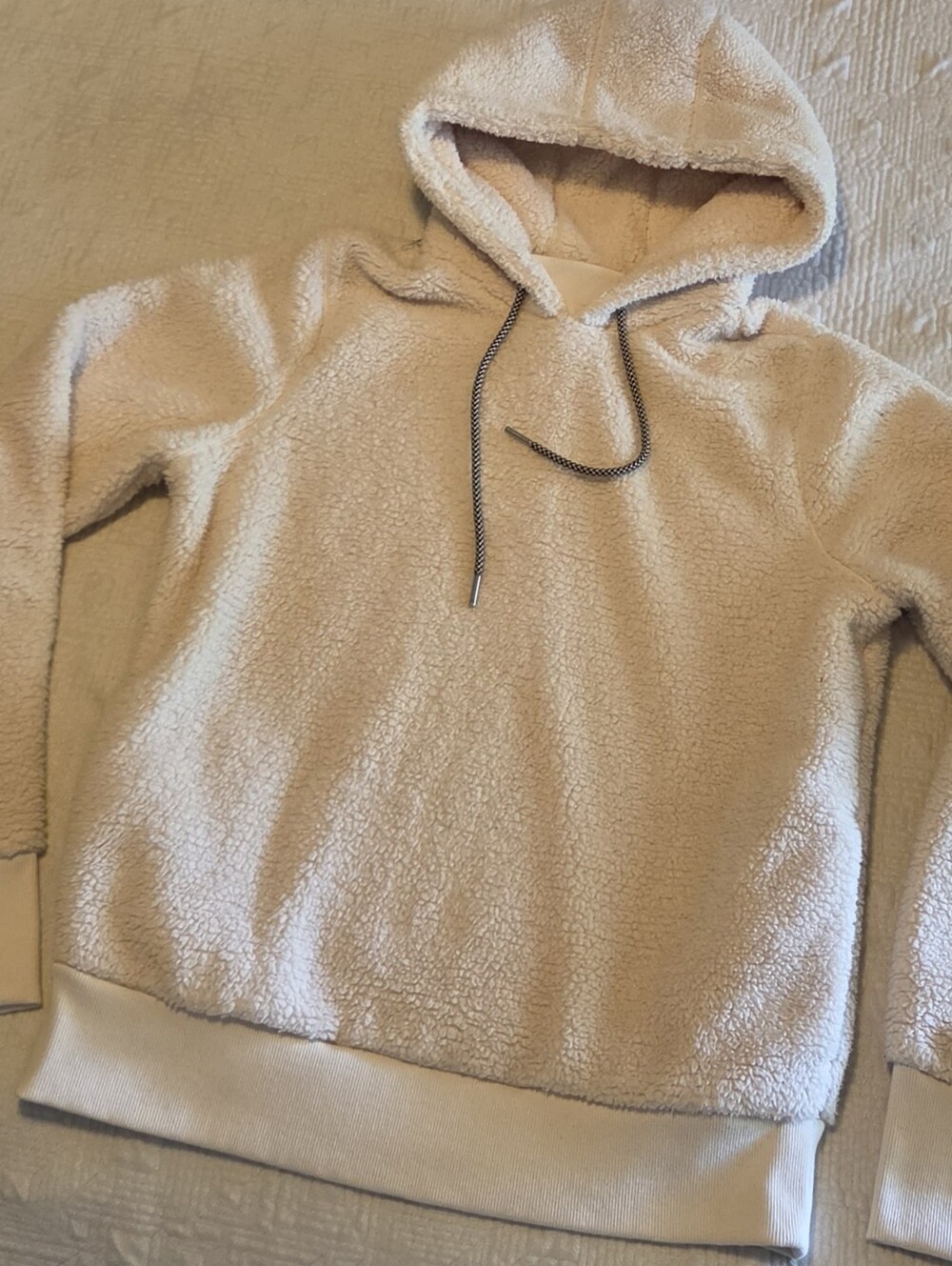 Athlete Tugga Sherpa Hoodie, Size Small-petite